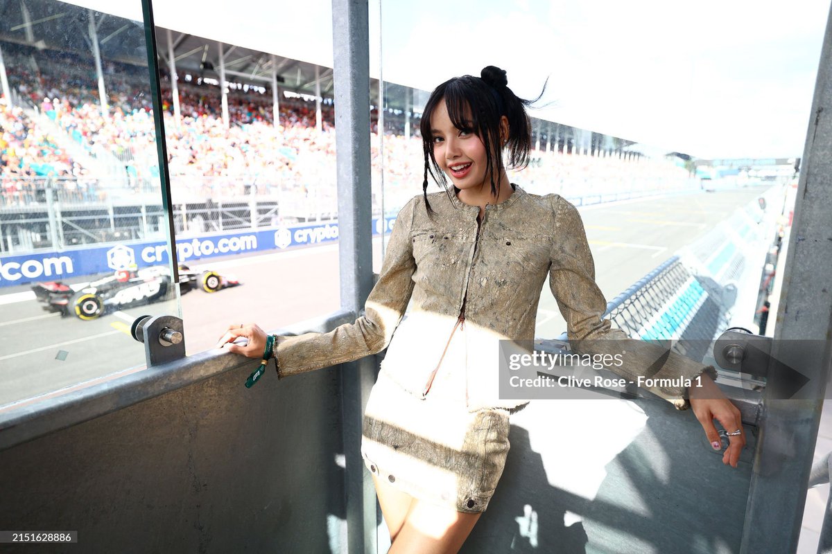 More of LISA looking phenomenal in gettyimages at the Miami Grand Prix 🔥 #LISAatF1MiamiGP #LALISA @wearelloud