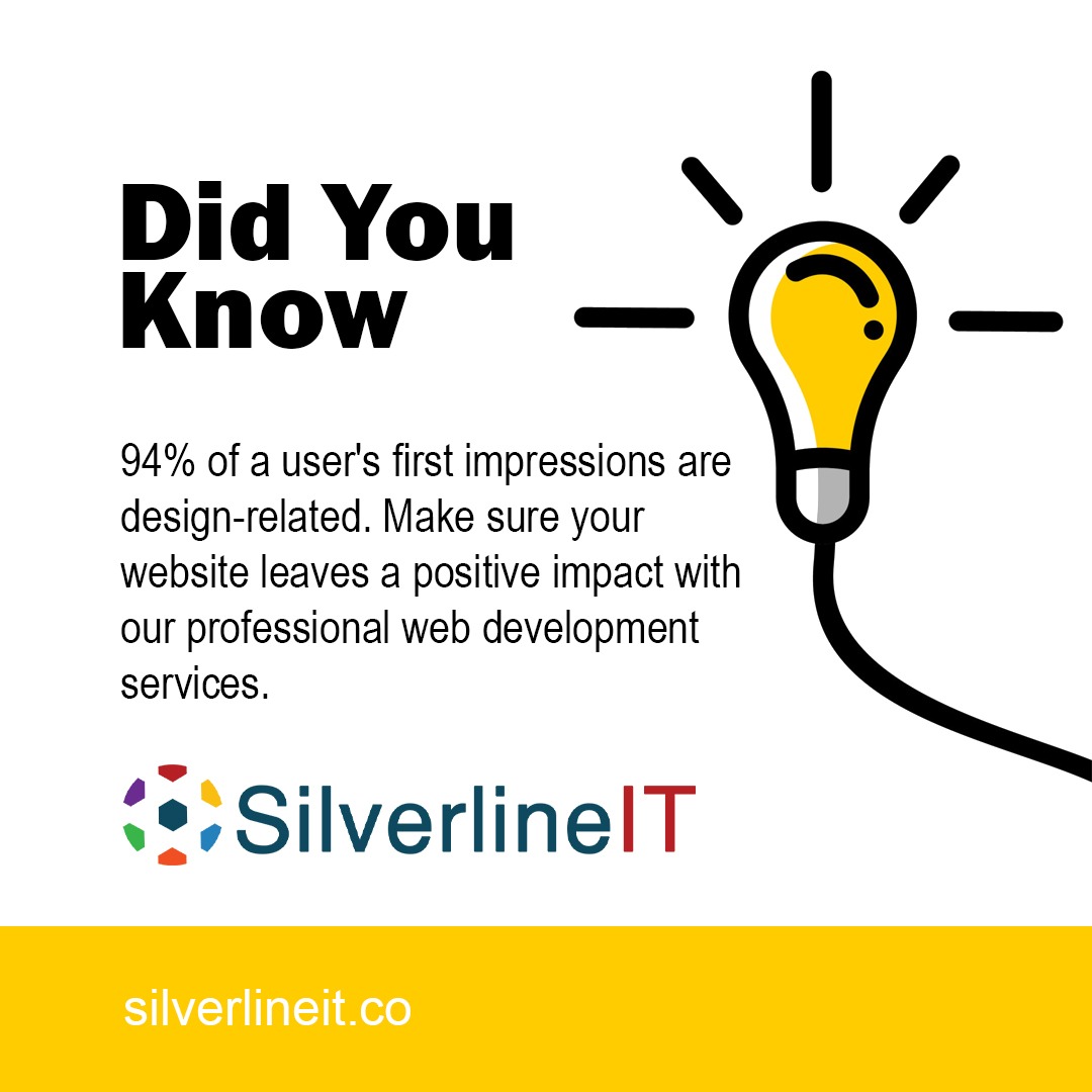 With the expertise of SilverlineIT, let's create visually appealing digital storefront for your business! 

Talk to us: silverlineit.co/contact/ 

#SilverlineIT #Silverline #FirstImpressions #WebDesign