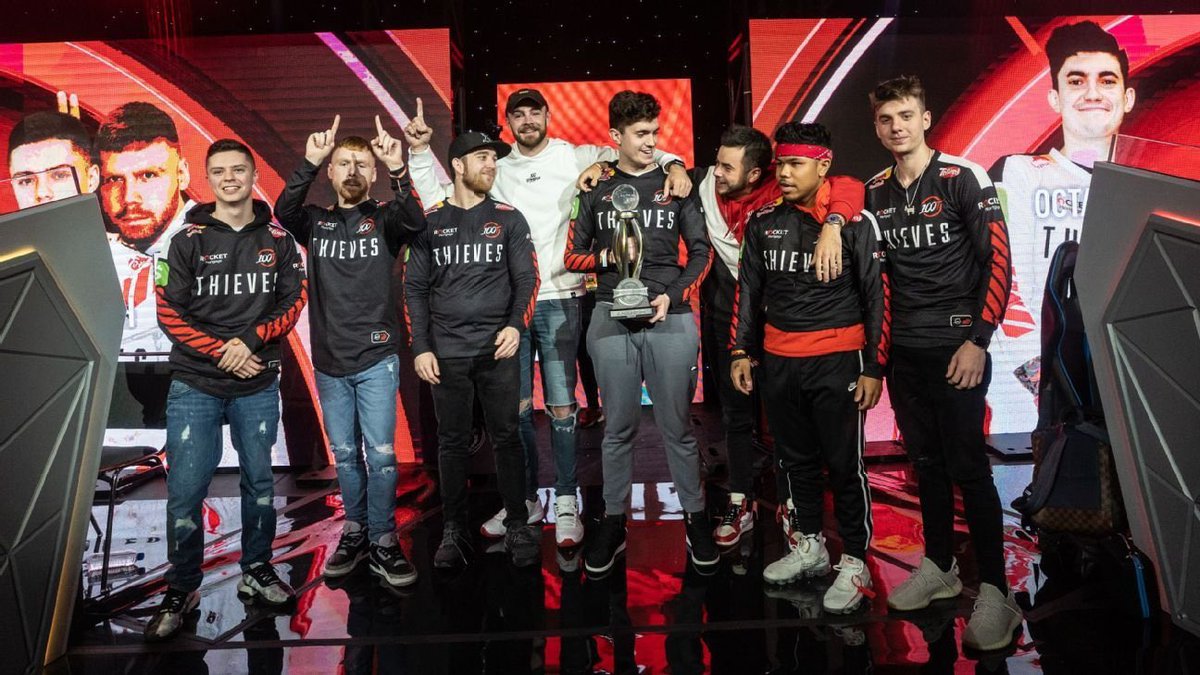 May 5th, 2019

On this day 5 years ago @100Thieves won CWL London!

First Place: $125,000

Roster:
@Kuavo 1.05 K/D
@OctaneSam 1.27 K/D (MVP)
@SlasheR_AL 1.14 K/D
@Enable 0.91 K/D
@Priestahh 1.09 K/D
@JamesCrowder (COACH)

@100Thieves took down @eUnited 3-1 in the Grand Final!