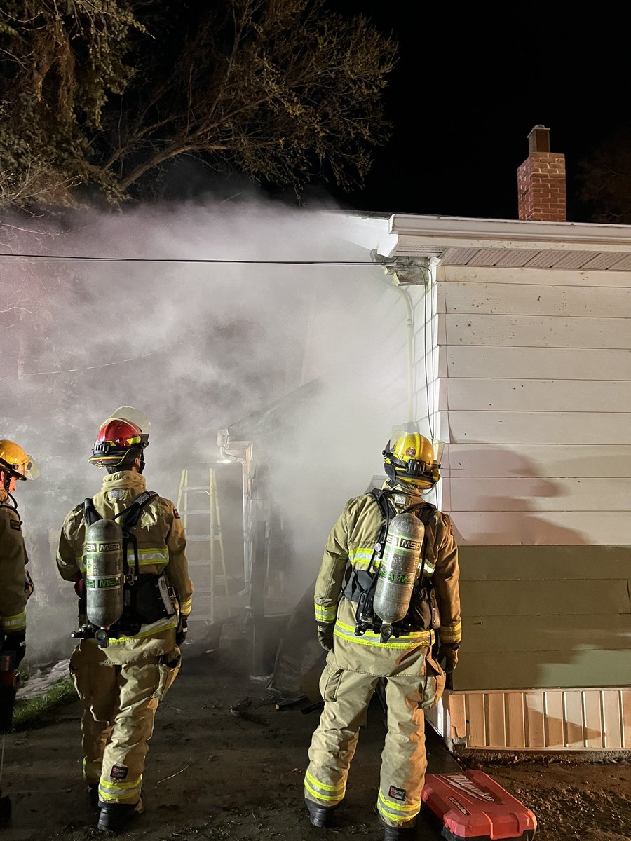 At 9:02 this evening, crews responded to a fire on the exterior of a house on the 1300 Blk. of Retallack. Fire extended into the house but was quickly controlled by crews. Searches complete with no injuries. Fire is under investigation. #yqr