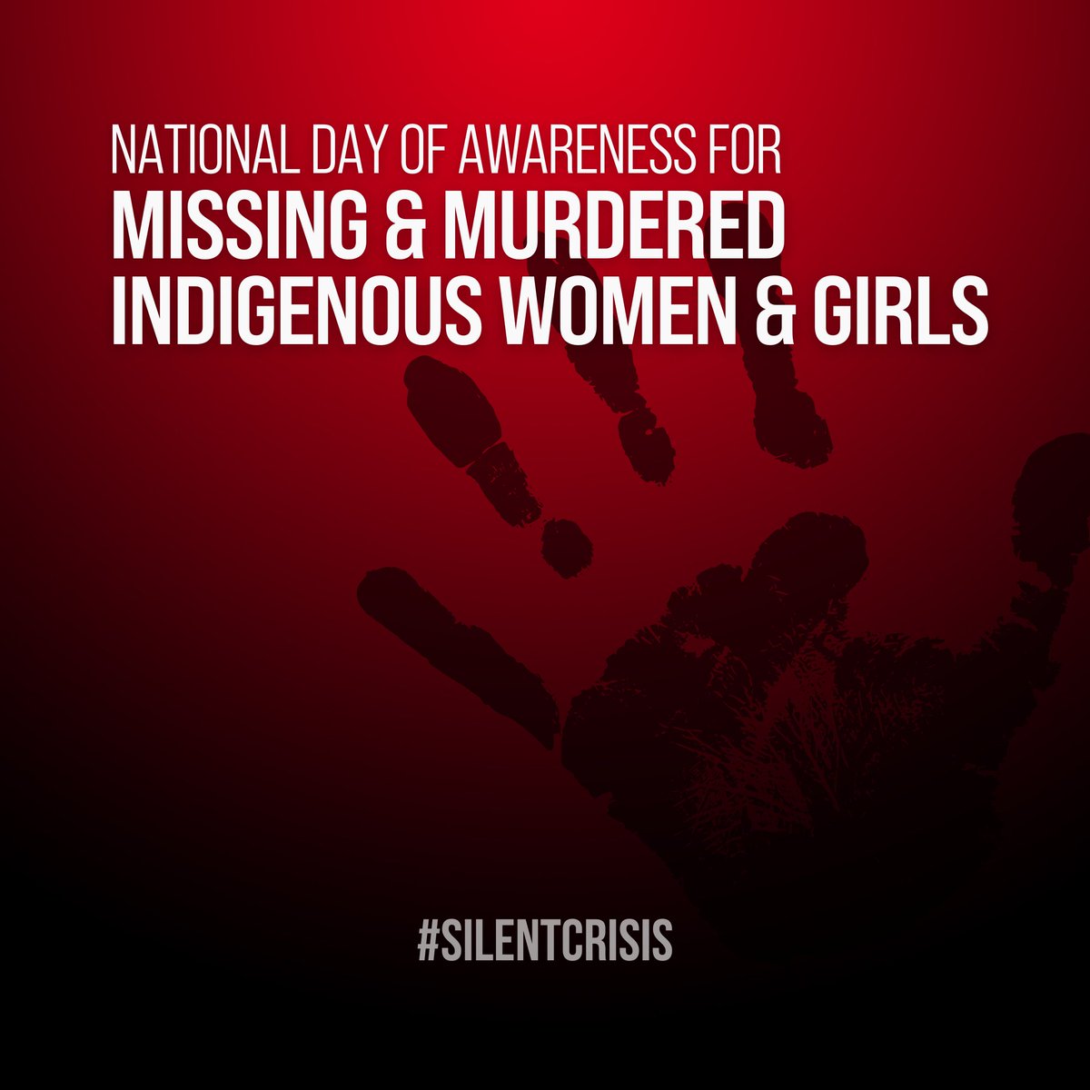Native women and girls suffer disproportionately high rates of violence and murder. Their voices will not be silenced. Today, I stand with Native communities on this National Day of Awareness for Missing & Murdered Indigenous Women & Girls.