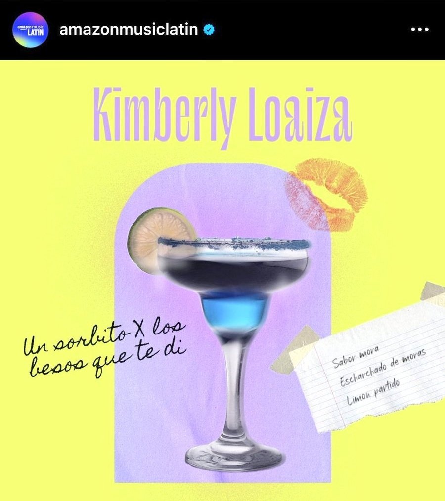 Amazon Music Latin vía Instagram post.🍸🍋