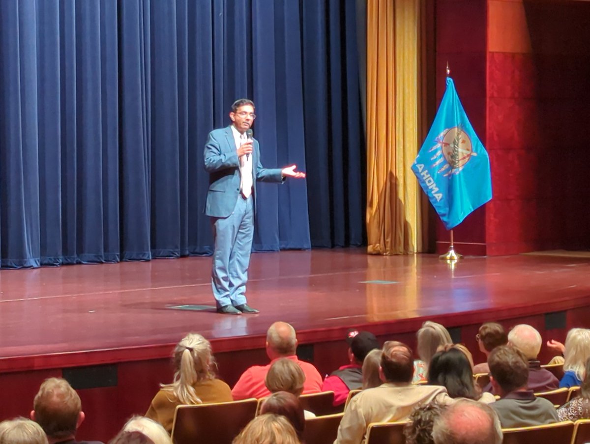 Right now @DineshDSouza is speaking about the American dream as part of @theTrumpet_com 's lecture series. Tune in tomorrow for @StephenFlurry's interview with him tomorrow, live at rumble.com/c/TrumpetDaily at 11:05 am CDT.