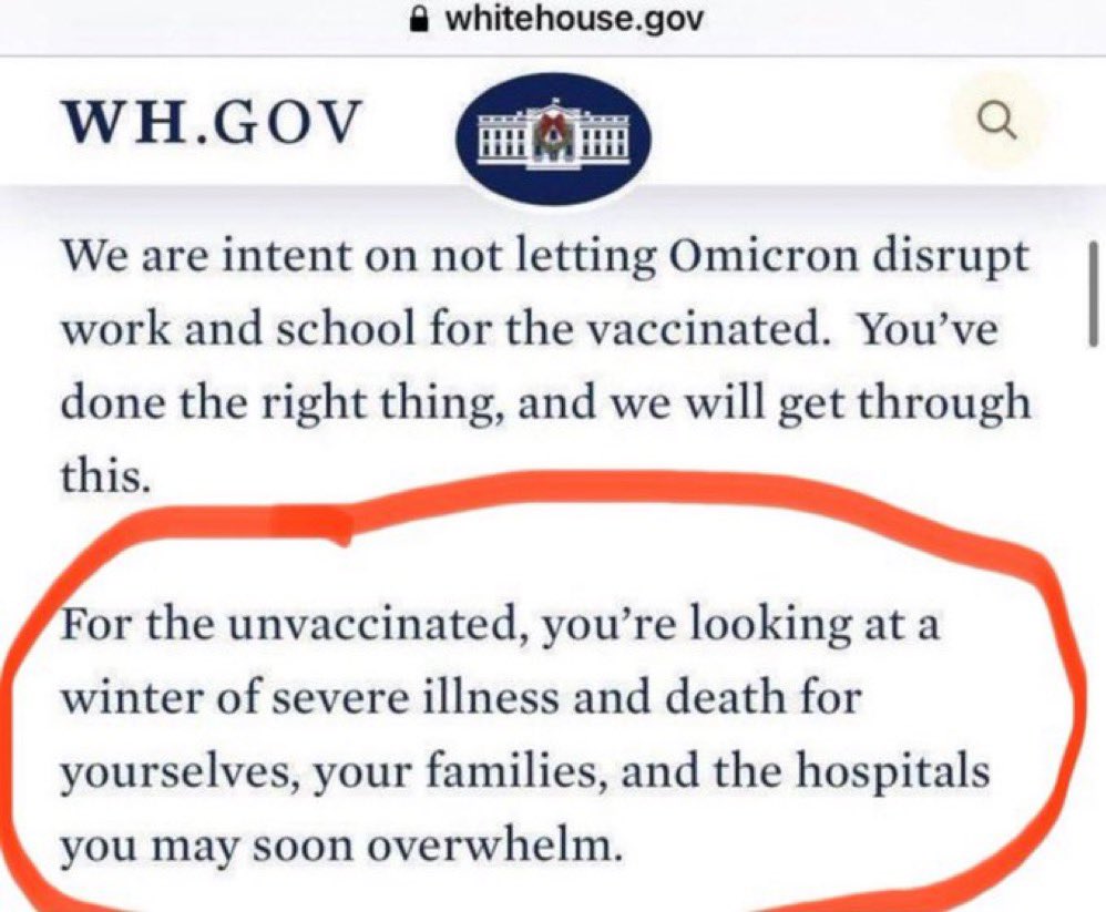 Remember when the government said this. GO FUCK YOURSELVES.   and to anyone else that said 

Safe and effective 

Wear a mask 

Stand 6 ft apart 

Anyone who pushed the vaccine on people.   They can never be trusted again.   They are unfit to lead society 

These are the same…