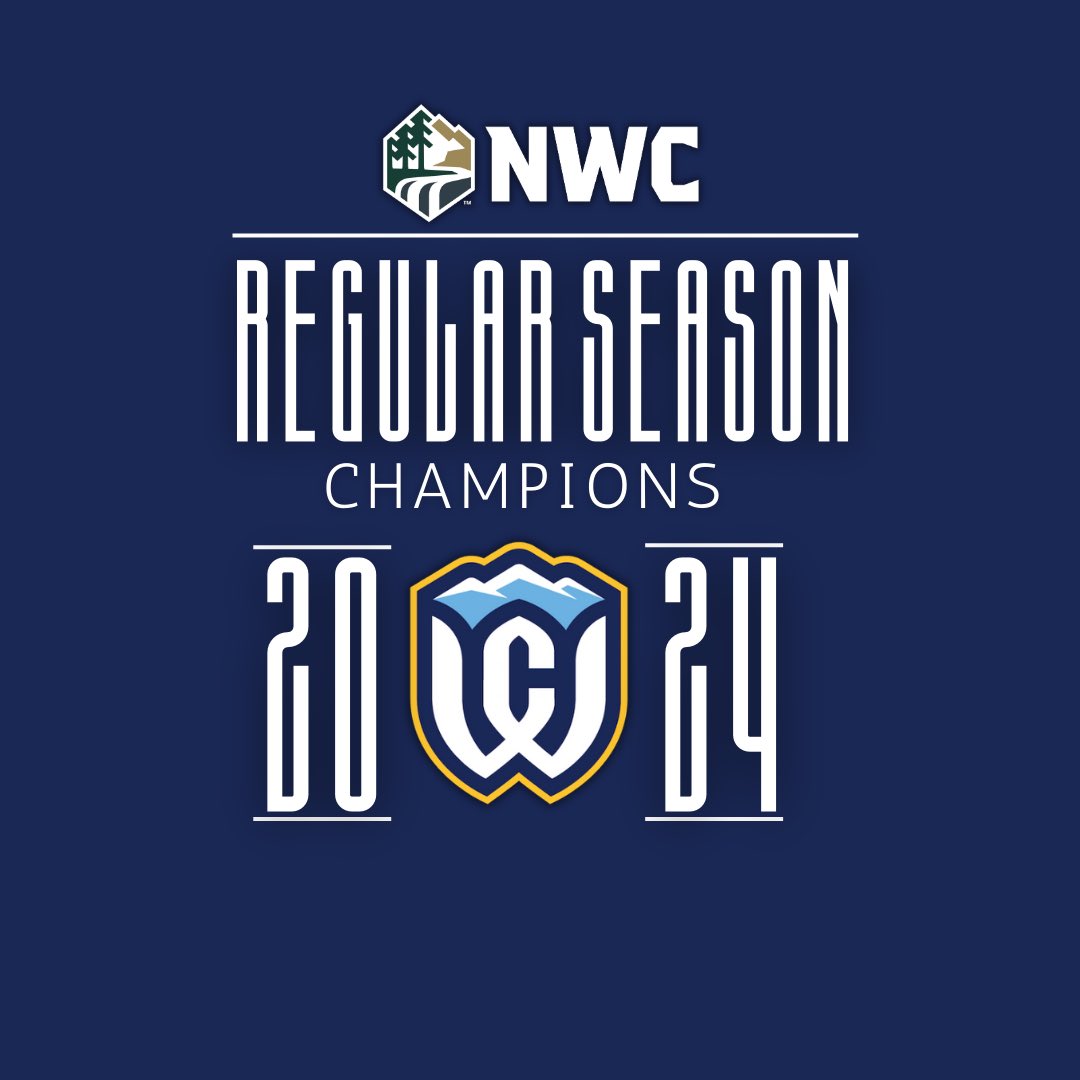Historic.

For the first time since 1952, the Whitman Blues are your Northwest Conference Regular Season Champions!

The NWC now runs through Walla Walla, where the Blues will try to win their second NWC Tournament Championship (2019)