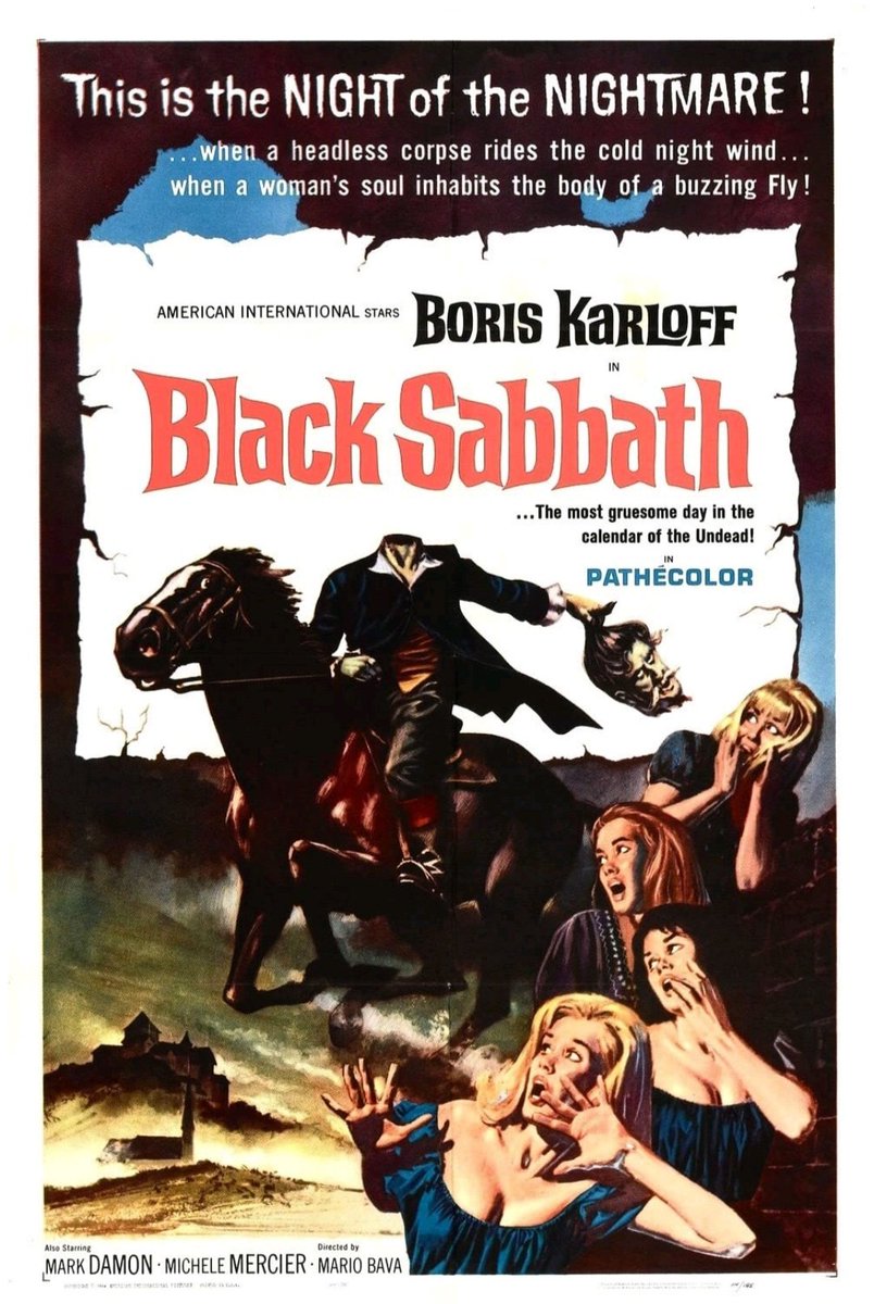 Black Sabbath was released on May 6, 1964(US). 
#BlackSabbath
#BorisKarloff
#MarioBava
#horror