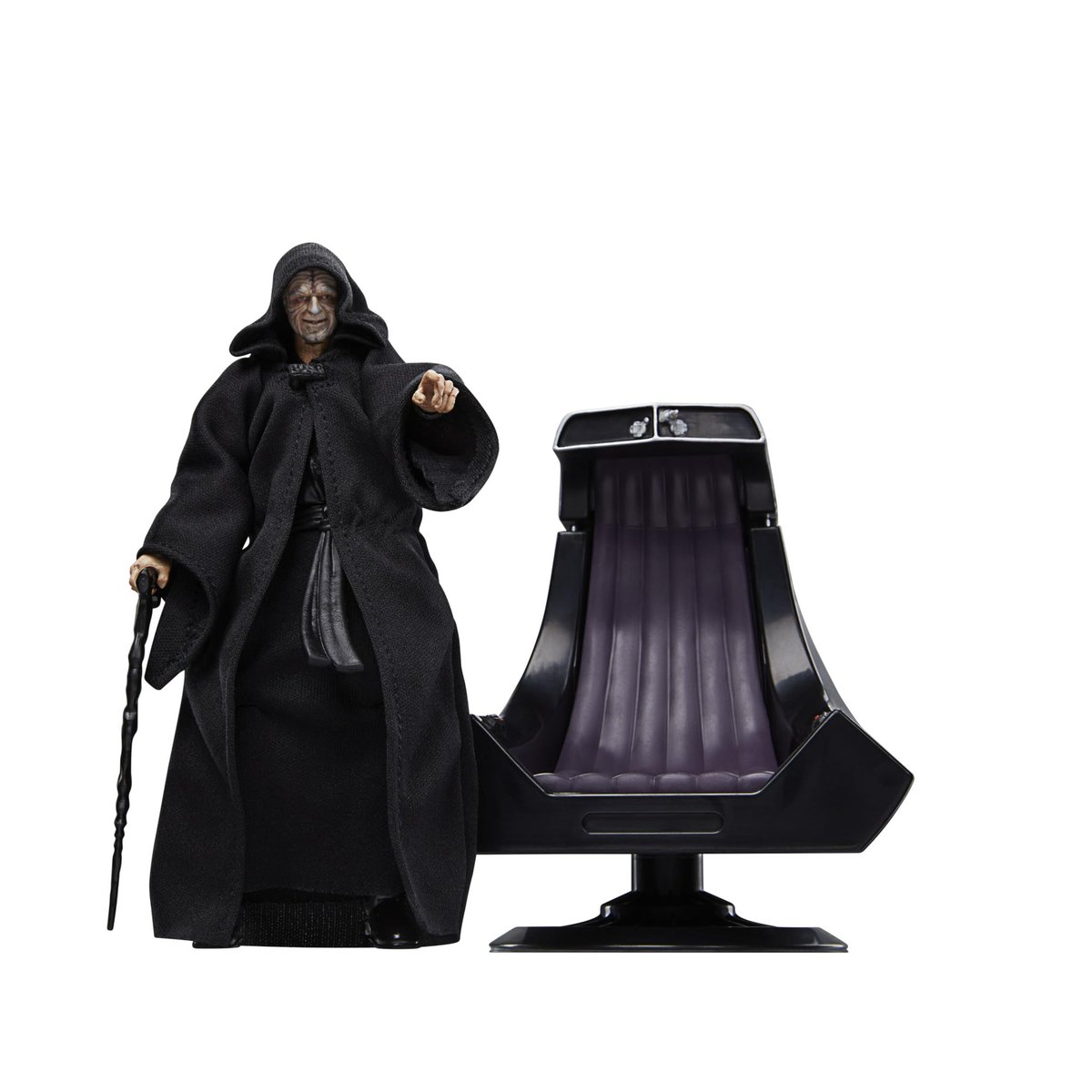 Preorder Now: Amazon exclusive Emperor Palpatine on throne Black Series! #Ad #StarWars #Collectibles #BlackSeries #Hasbro #DarthSidious #EmperorPalpatine . amzn.to/4a6tqUe