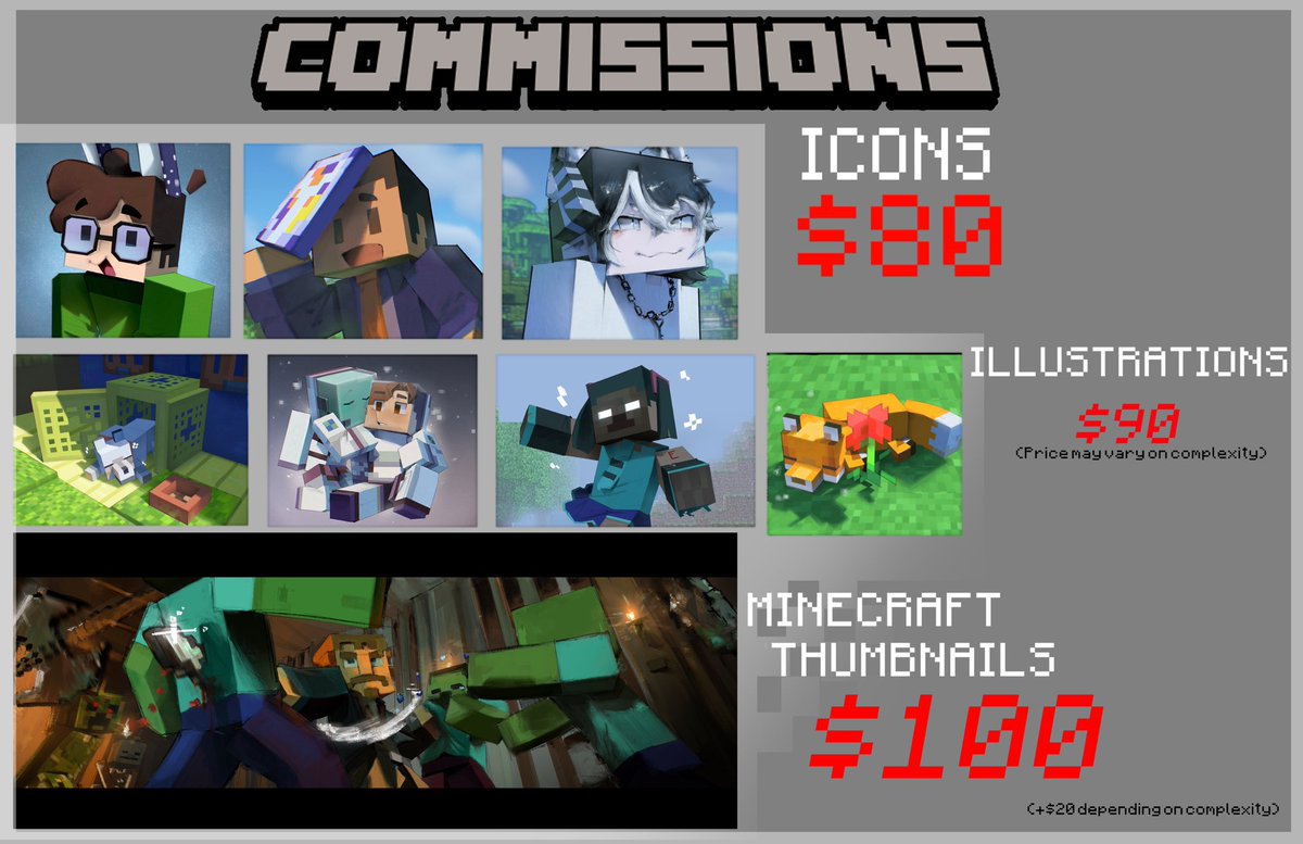 comms are open again!! If ya want a Thumbnail, illustration or icon my dms are open! -