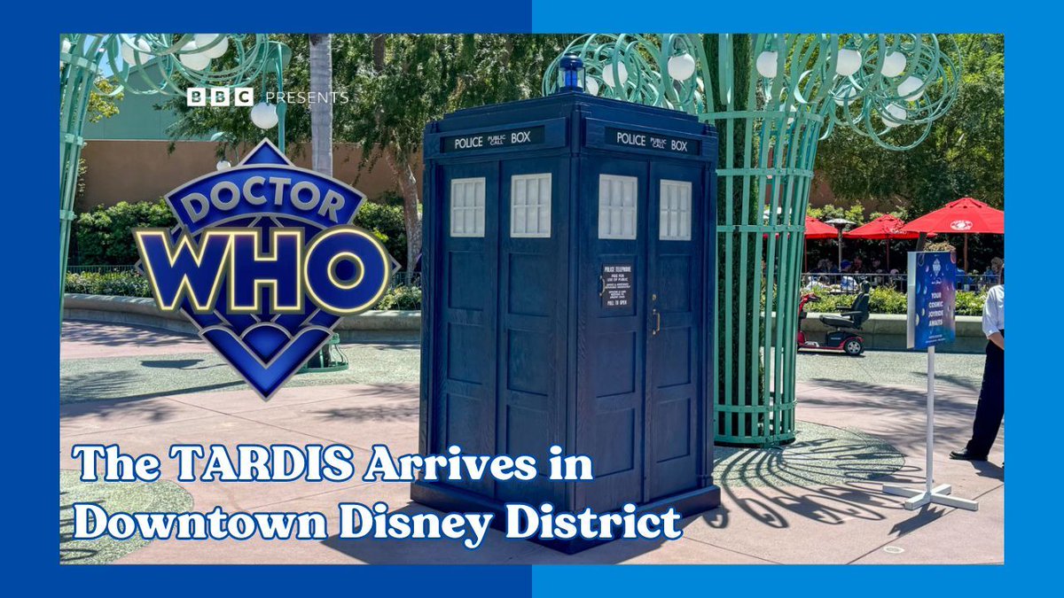 The TARDIS Lands in Downtown Disney District Ahead of 'Doctor Who' Arrival on Disney+ buff.ly/4a1VCaE #DoctorWho #DowntownDisney #Disneyland #TARDIS