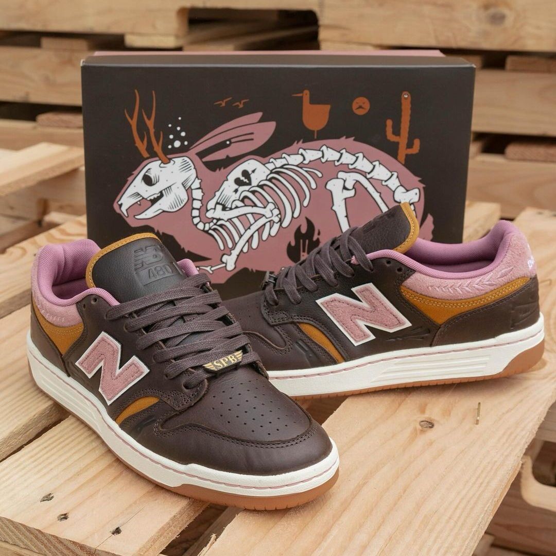 Ad: NOW LIVE via New Balance US 303 Boards x Jeremy Fish x New Balance NB Numeric 480 'Silly Pink Bunnies' $130 + Free shipping and returns >> bit.ly/3Qv5xyw