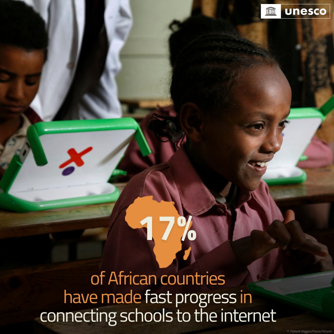 📍 In Africa, advances in school internet connectivity are improving digital learning opportunities!

Online or offline, let’s ensure #LearningNeverStops.

Discover more insights here: bit.ly/sdg4scorecard-… #RightToEducation #EducationForAll