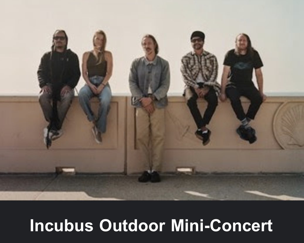 Can’t wait for tomorrow night! Still can’t believe we were picked 😍 here we come @IncubusBand!