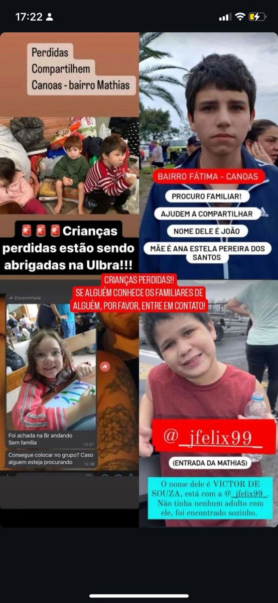 ⚠️ CRIANÇAS DESAPARECIDAS⚠️ ENTREM EM CONTATO COM A FAMÍLIA RT DO BEM GURIZADA