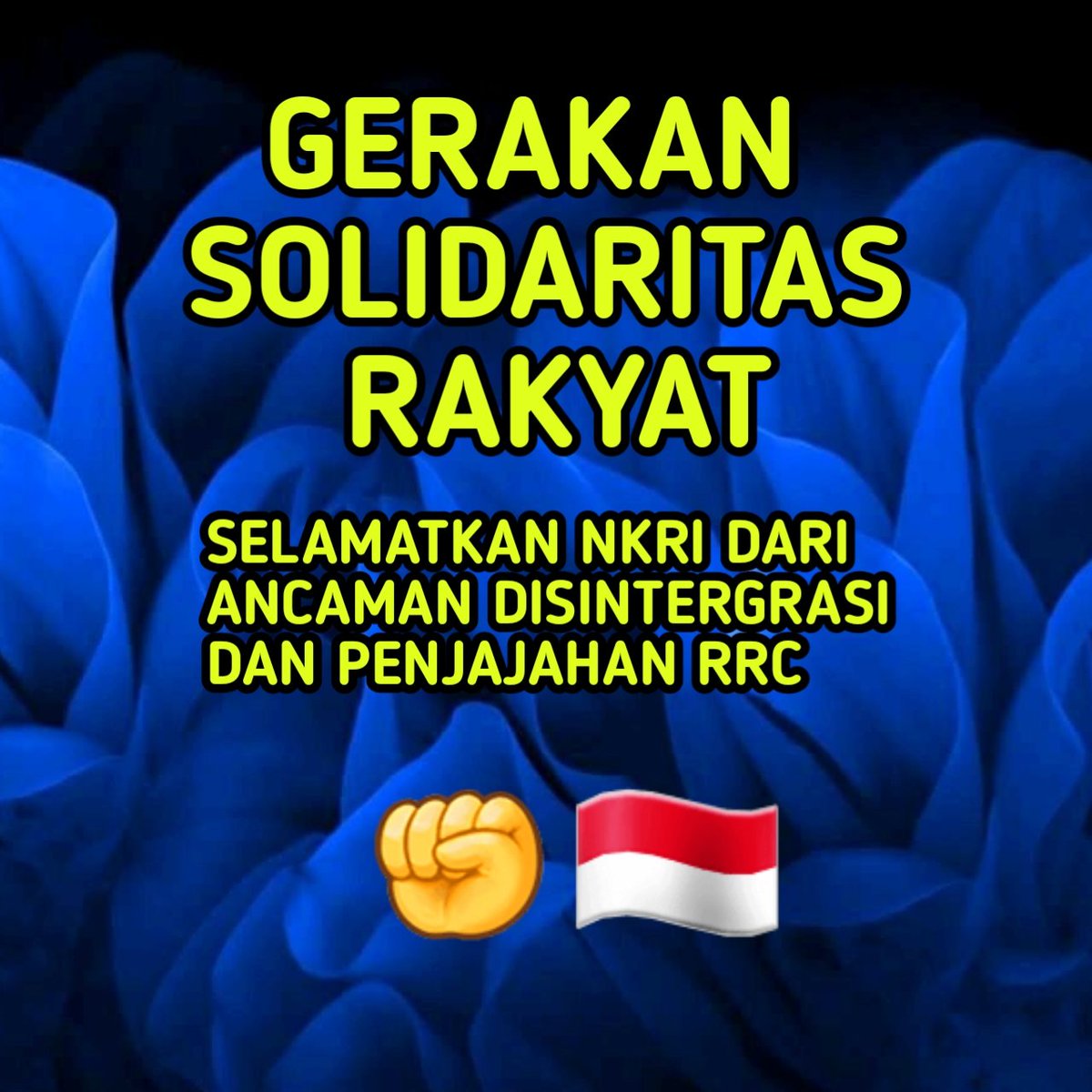 Rakyat inginkan Presiden jujur hasil Prmilu jurdil, bukan Bromocorah berskandal ijazah Palsu, tukang tipu, dan antek RRC penjajah !
#AnjingPekingPengkhianat 
#AnjingPekingPengkhianat