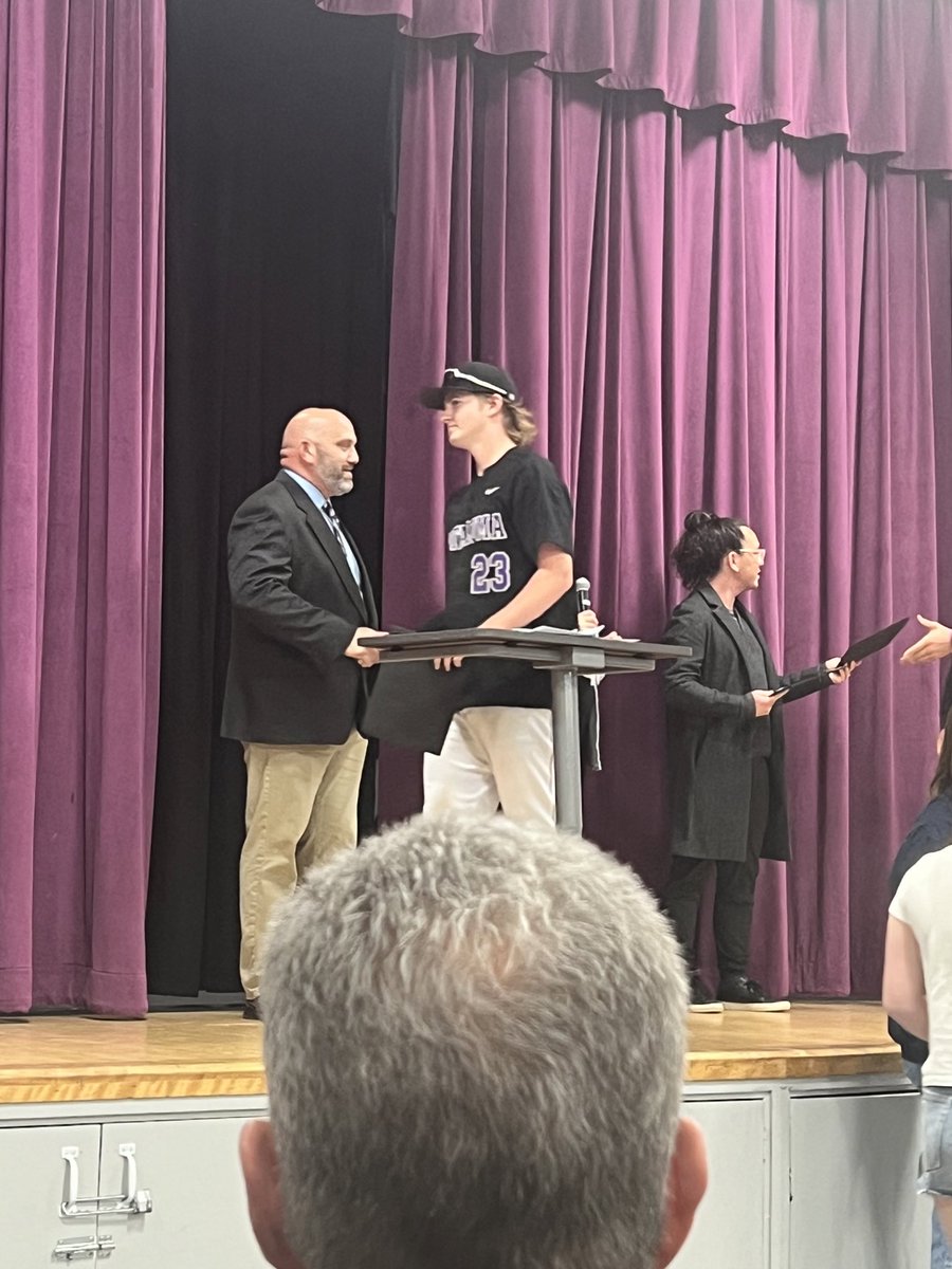 I was recently presented with the Community Achievement Award (top 10 academically in my class of 350 students). I want to say thank you to my family, coaches and friends for supporting me. <a href="/josh_laurie/">Josh Laurie</a> <a href="/MikeSantello/">Mike Santello</a> <a href="/ctilt11/">Chris Tilton</a>