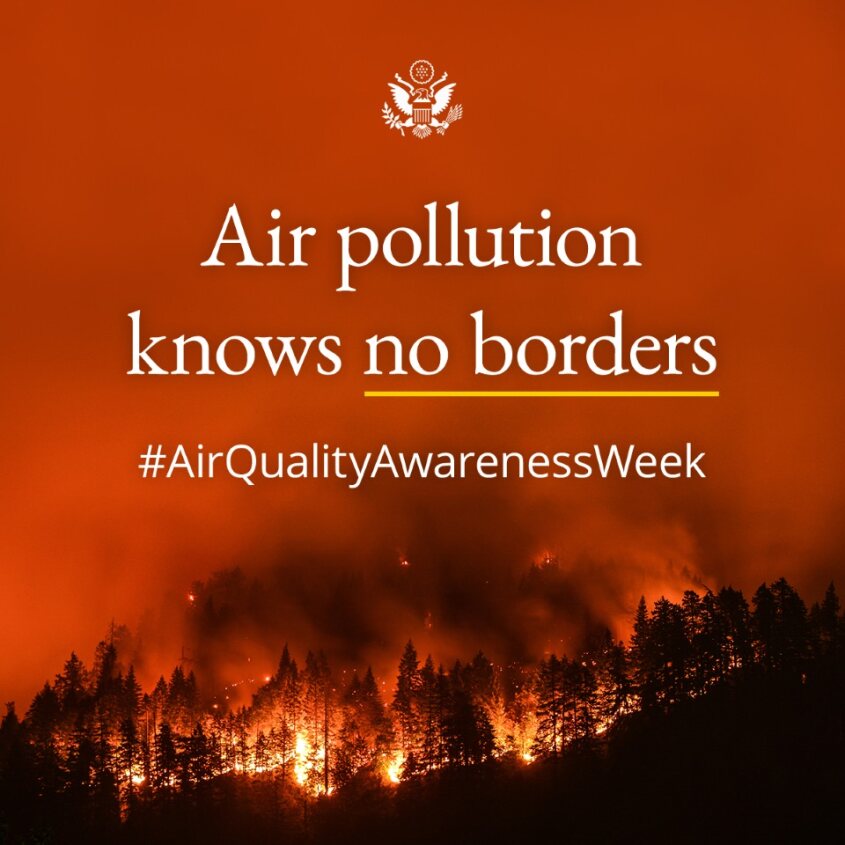 Join us in celebrating #AirQualityAwarenessWeek from May 6-10! Did you know air pollution affects not only our health but also our economy and environment? Stay informed and take action to improve air quality in your community. Learn more 👉 epa.gov/air-quality/ai……