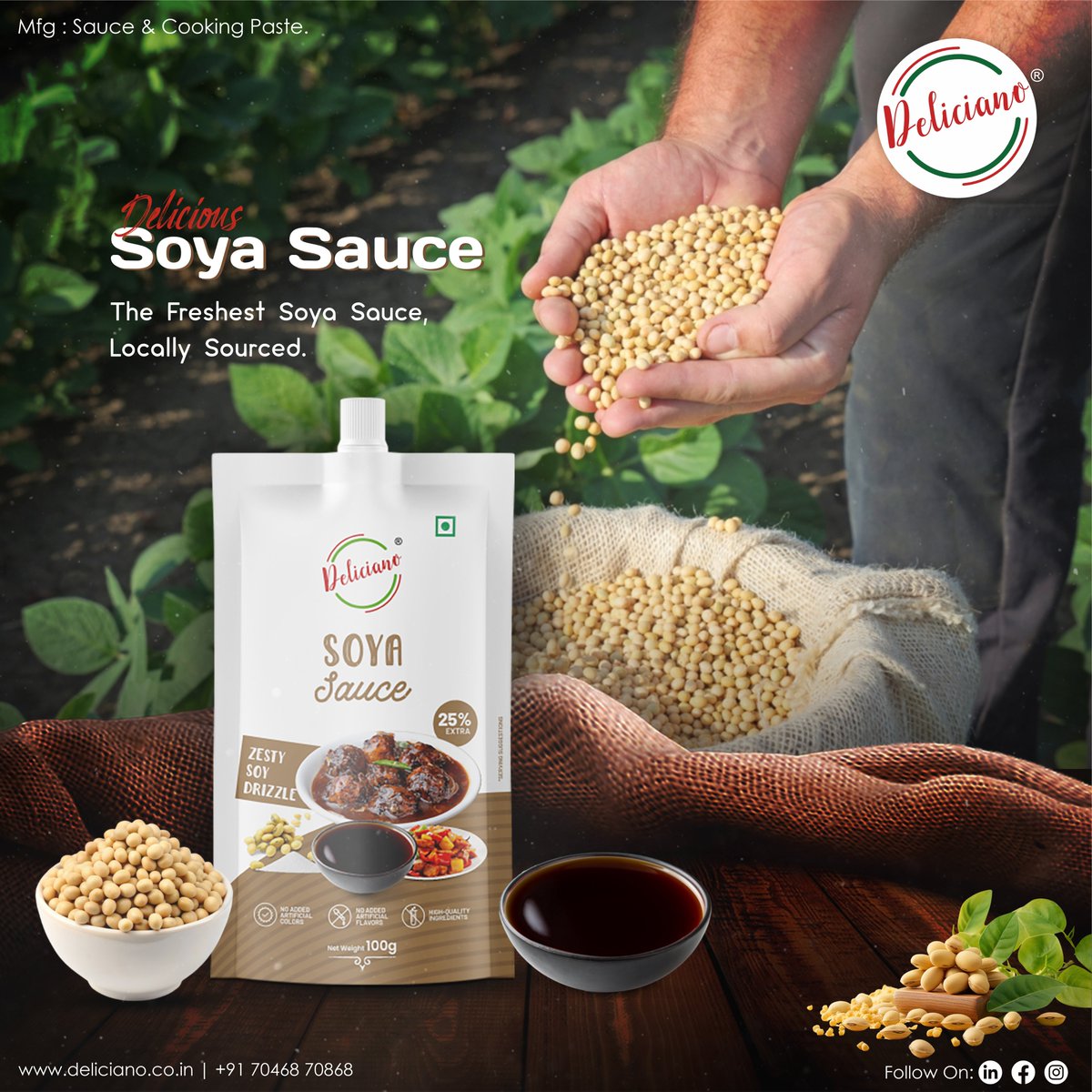 Delicious Soya Sauce

The Freshest Soya Sauce, Locally Sourced.

#deliciano #soyasauce #soya #sauce #farmfresh #fresh #locallysourced #supportlocal #delicious #taste #cooking #food #hotel #indianfood #rajkot #india #makeinindia #madeinindia

deliciano.co.in