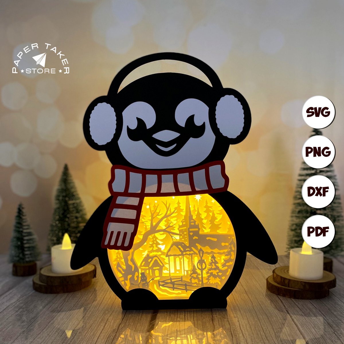 Excited to share the latest addition to my #etsy shop: Christmas Snowman Penguin Box SVG for Cricut Projects, 3D Papercut Light Box Sliceform, DIY Penguin Box Night Light etsy.me/3QxRetd #christmas #silhouettestudio #svgforcricut #papercutlightbox #lampdecoration #paperla