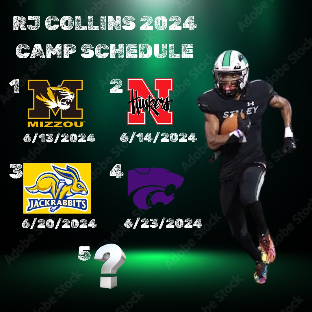 Hard to believe this is my last high school camp season. Let's make this one to remember. 🫣🔋🔝🔜 @StaleyFootball @CoachHudgins @NastyWideOuts @CoachEJbarthel @Rob_Dvoracek @HuskerCoachTW @CoachRRouse @Coach_MBanks24 @SDSURogers3 @CoachCRiles @COACHMALONE