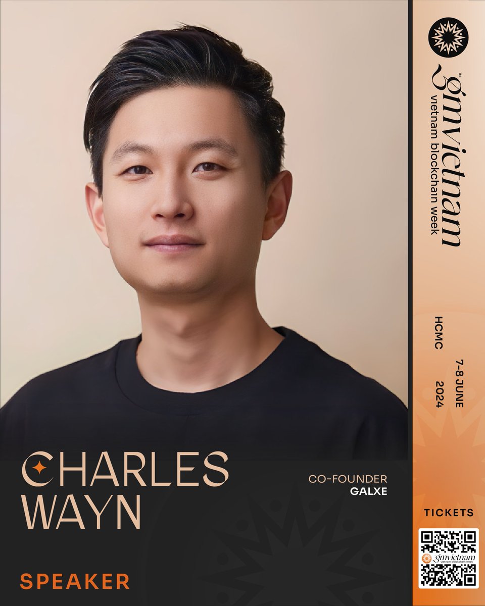 Meet @charleswayn, Co-founder of @Galxe, taking the #GMVN2024 stage to discuss the topic of 'Onboarding the new wave of Web3 users'. With his extensive experience in building Web3 communities and supporting early-stage projects, Charles is well-positioned to provide valuable…
