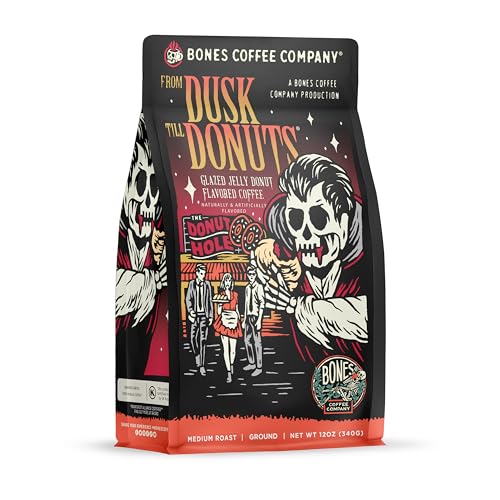 I just received Bones Coffee Company From Dusk Till Donuts Jelly Donuts Flavor | 12 oz Ground Coffee Beans Flavored Coffee Gifts | Low Acid Medium Roast Gourmet Coffee Beverages  from shadowprincevt via Throne. Thank you! throne.com/cherrylipsgami… #Wishlist #Throne