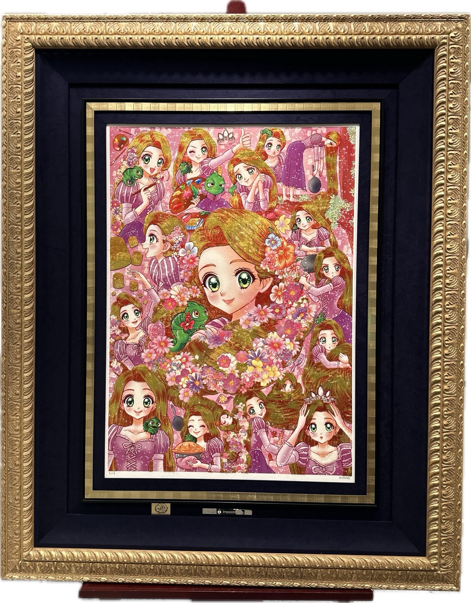 【psa10】 100枚限定　中川翔子　ラプンツェル　epoch disney ディズニープリンセスラプンツェル アートコレクションby 中川