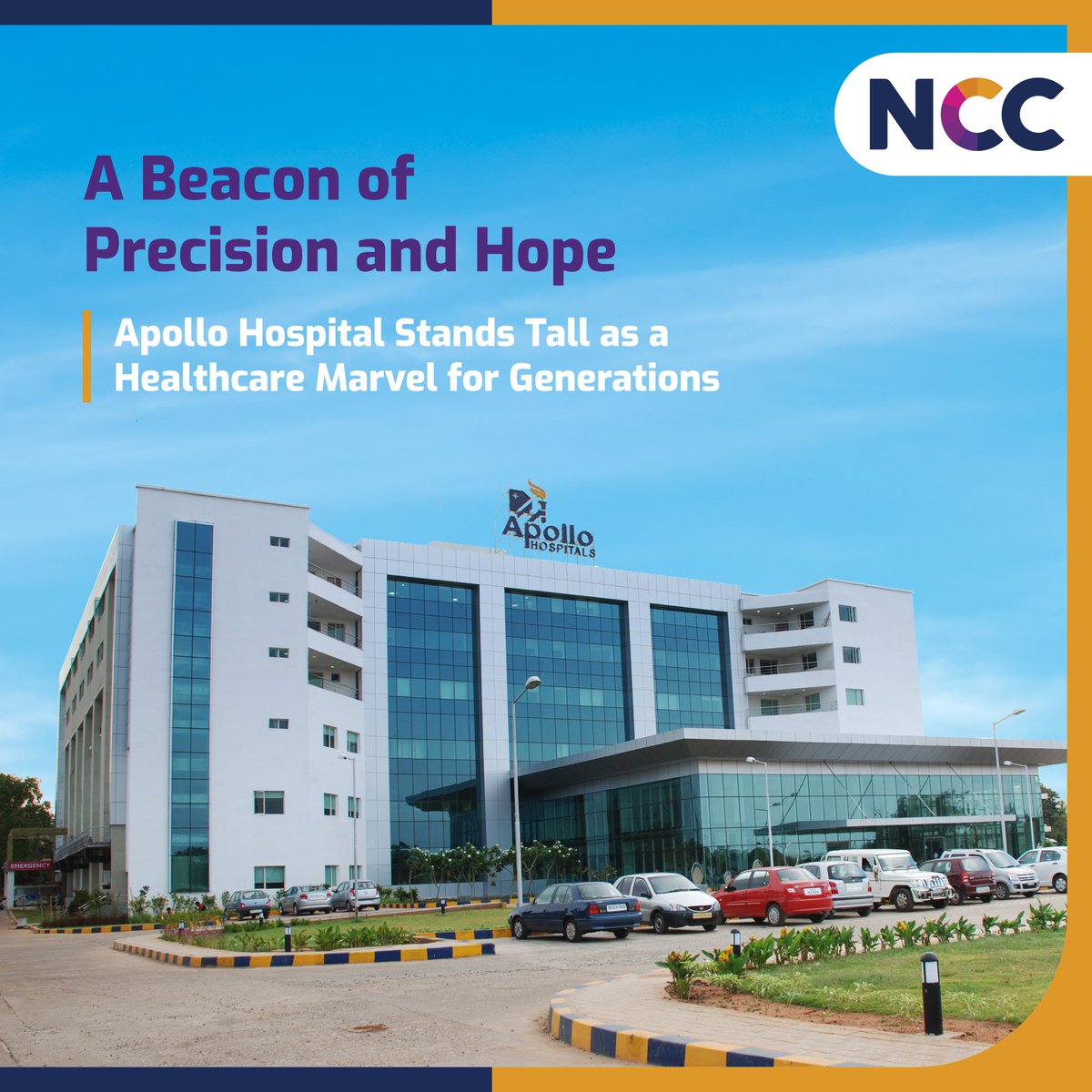 #NCC's #legacyproject, #ApolloHospital in #Bhubaneswar, epitomises excellence in #healthcareinfrastructure. 

Meticulous planning and precision engineering set new standards, shaping healthier communities.

#NCCLimited #Healthcare #Infrastructure #Construction #Legacy #Excellence