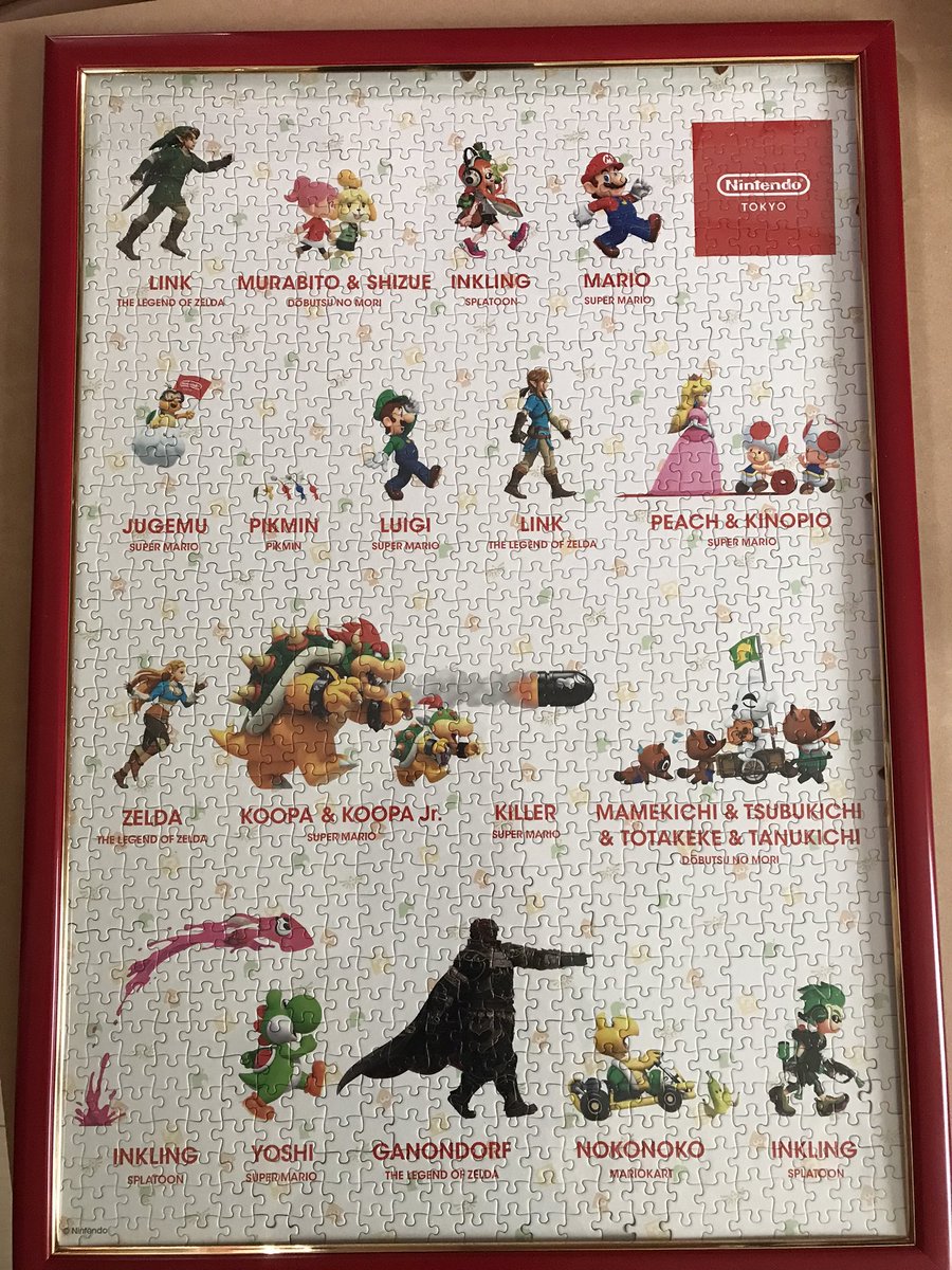 出来たーーー！！！！！！
ニンテンドートウキョウの限定パズル！！
とてもとても可愛いぃぃぃぃぃーーーーー🍄🍄🍄✨

#ニンテンドートウキョウ
#NintendoTokyo
#Nintendo
#任天堂