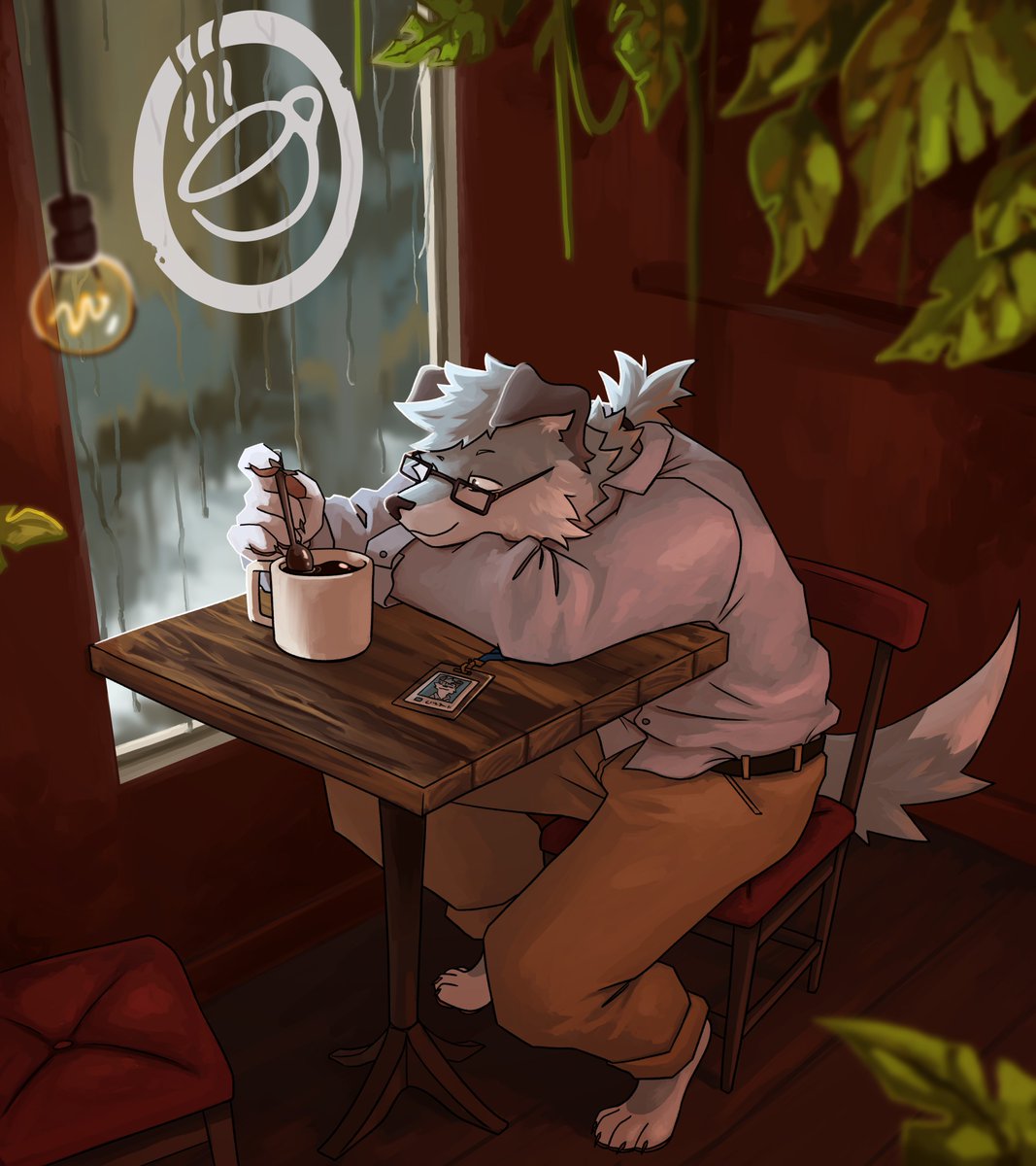 Coffee shop commission for @lumikazuo :)