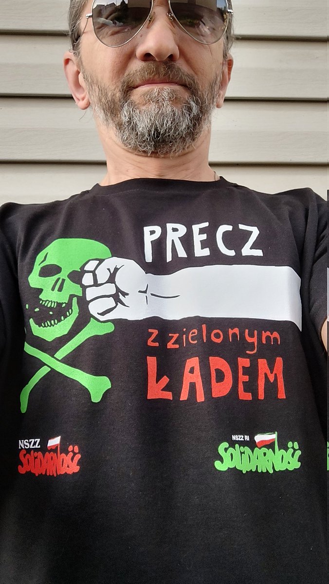 Ja już jestem gotowy! 💪🇵🇱
Widzimy się 10 maja, Warszawa, wielki protest NSZZ „Solidarność”
#PreczZzielonymŁadem
Kto chętny, polecam: solidarnosc.sklep.pl/pl/p/Koszulka-…