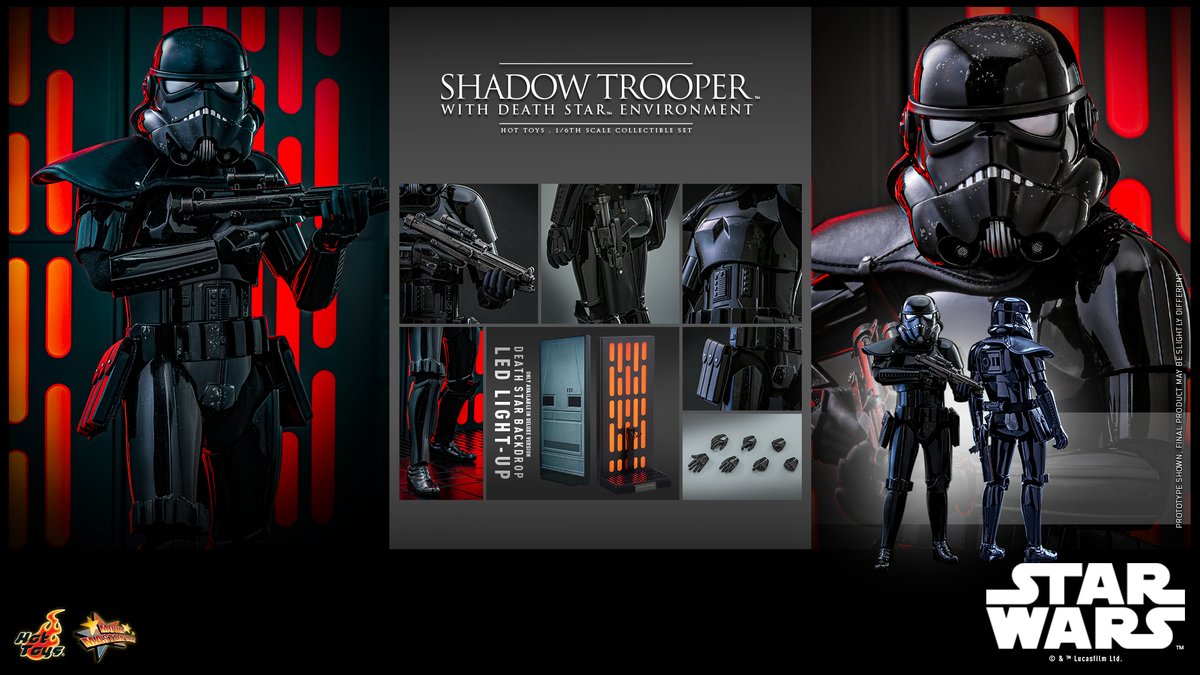 #HotToys 1/6th scale @starwars #ShadowTrooper figure is available for pre-order now! bit.ly/HTSWShadowTroo…