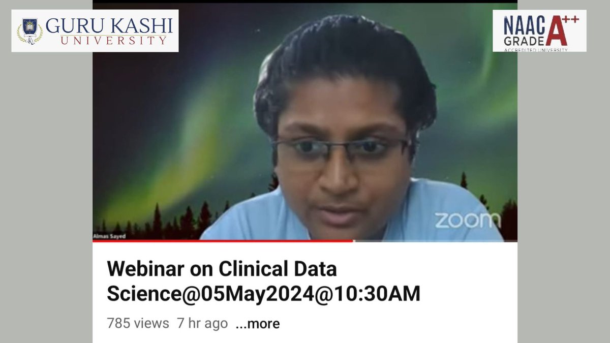 🌟 Successful webinar by Guru Kashi University's Faculty of Pharmaceutical Sciences on Clinical Data Science & Career Guidance for Pharmacy Pros, with expert insights from ClinoSol Research. Thanks to all attendees! 📚💼 #ClinicalDataScience #PharmacyCareers #GKU