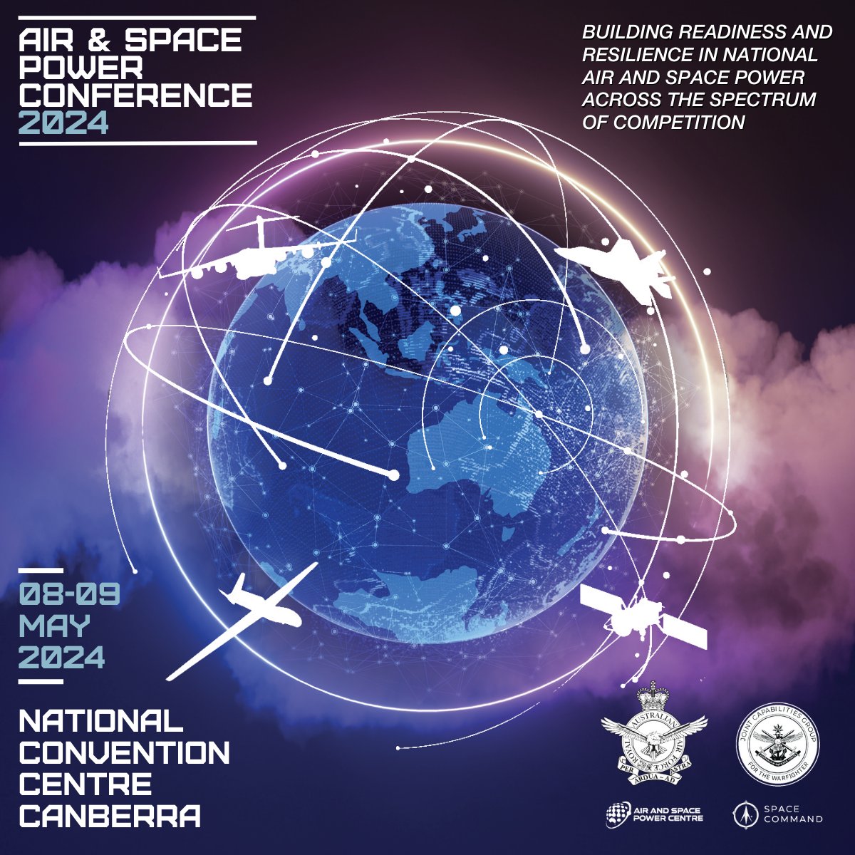 Looking forward to connecting with international partners & allies, Defence industry & academia at the upcoming Air and Space Power Conference 2024 to discuss ways we can address our shared opportunities & challenges in the Air Domain & #SpaceDomain ✈️🛰️

#ASPCon24 #AusAirForce