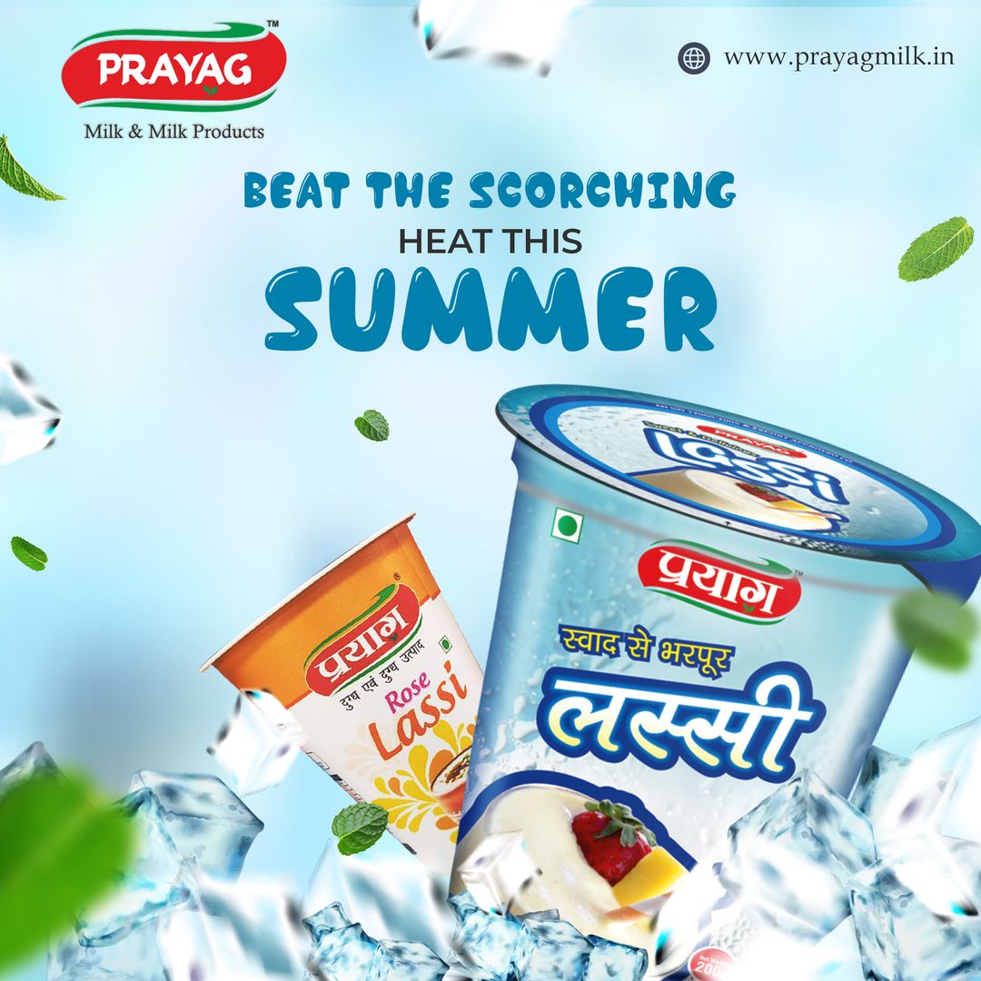 Beat the heat with Prayag Milk! From chilled lassi to creamy milkshakes, our dairy delights keep you cool and refreshed. Enjoy pure, delicious flavor all summer long.✨
.
#BeatTheHeat #SummerRefreshment #StayCool #PurePrayagMilk #PrayagmilkBareilly #Prayagmilk #Prayagmilkproducts