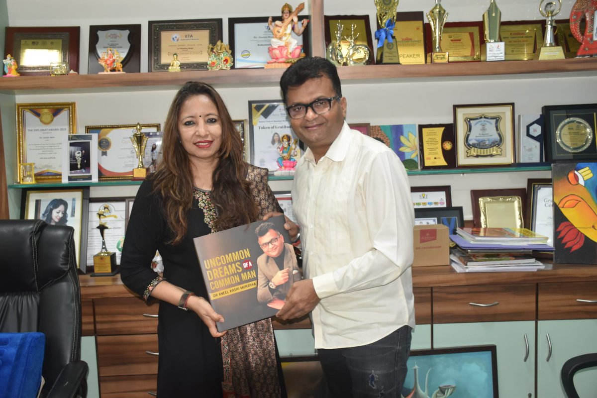 Pleasure to meet and Interact with Dr Seema Negi ji, Principal of Sanjeevani World School. Presented her a painting and Aneel’s biography. Her outstanding work in the field of education is truly appreciated. Driven by a passion for excellence, she is a dynamic woman who instills…