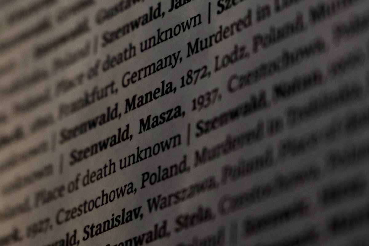 Eloise Bishop (@eloiseb_) on Twitter photo I’ve been in Poland for the past few days for <a href="/MOTL_UK_/">March of the Living UK</a> which marks Yom HaShoah. Today in Auschwitz I found my #yellowcandle, Masza Szenwald, in the Book of Names.
I’m thinking of Masza who died aged 5 during the Holocaust, her family, and all the others. I’ve been in Poland for the past few days for <a href="/MOTL_UK_/">March of the Living UK</a> which marks Yom HaShoah. Today in Auschwitz I found my #yellowcandle, Masza Szenwald, in the Book of Names.
I’m thinking of Masza who died aged 5 during the Holocaust, her family, and all the others.