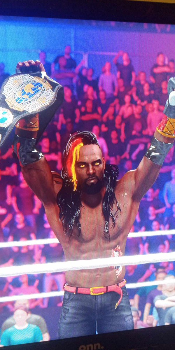 Congratulations to our new Intercontinental Champion on Monday night FECK as he beat Iceman by the help of the guest referee rage Why Rage why???