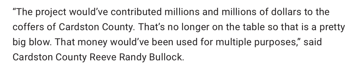 @abdaniellesmith was told, repeatedly, this would happen. She lied about the impetus for the alternative energy pause, and now Albertans are paying the price for her gross betrayal.