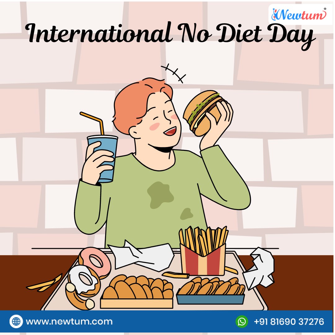 International No Diet Day celebrates body positivity and challenges harmful dieting practices.

#internationalnodietday #fatacceptance #stayhome #jointherevolution #adipositivity #plussize #everybodyisagoodbody #riotsnotdiets #fatisnotaviolation #radicalselflove #politisize