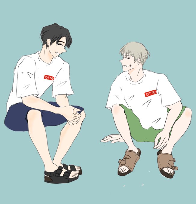 「2人の男性 Tシャツ」のTwitter画像/イラスト(新着)