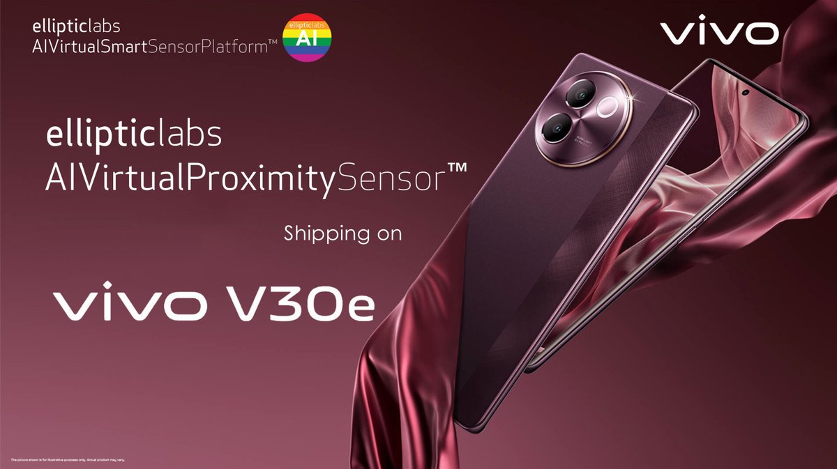 Elliptic Labs (@ellipticlabs) on Twitter photo <a href="/EllipticLabs/">Elliptic Labs</a> is shipping the AI Virtual Proximity Sensor™ INNER BEAUTY® on <a href="/vivo_global/">vivo Global</a>’s V30e smartphone.
ellipticlabs.com/mfn_news/ellip…
#AIVirtualSmartSensorPlatform #ELABS #EllipticLabs #AIVirtualProximitySensor #Qualcomm #vivo #vivoV30e #Snapdragon6Gen1 <a href="/EllipticLabs/">Elliptic Labs</a> is shipping the AI Virtual Proximity Sensor™ INNER BEAUTY® on <a href="/vivo_global/">vivo Global</a>’s V30e smartphone.
ellipticlabs.com/mfn_news/ellip…
#AIVirtualSmartSensorPlatform #ELABS #EllipticLabs #AIVirtualProximitySensor #Qualcomm #vivo #vivoV30e #Snapdragon6Gen1