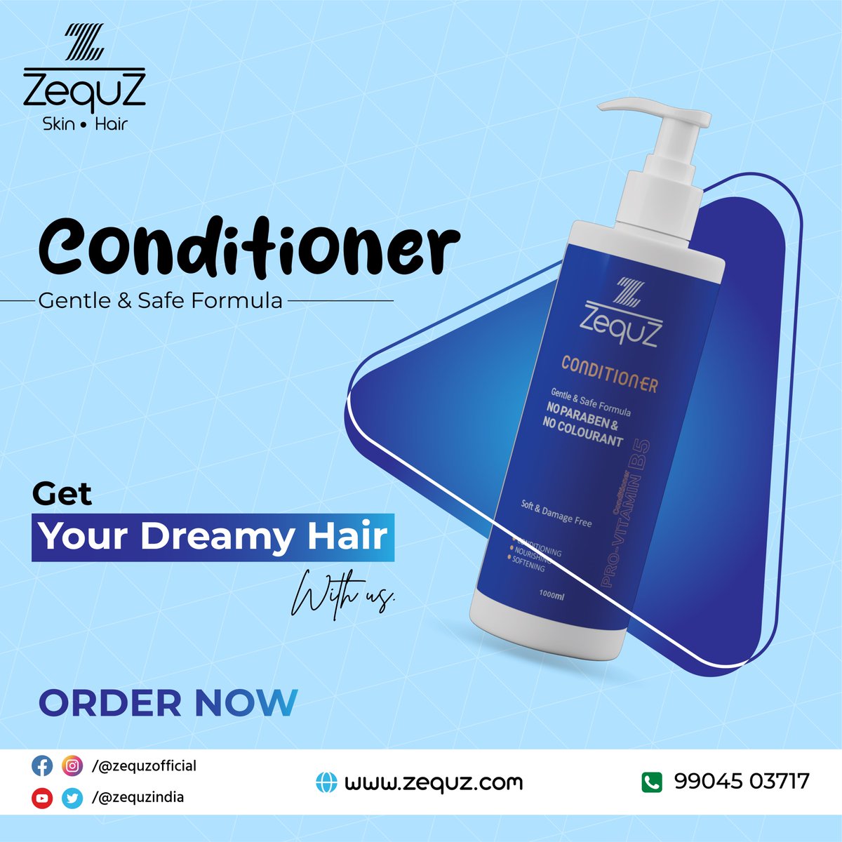 Get your dreamy hair with us!

Shop now:Link in Bio!

#conditioner #haircare #haircaretips #beautyproducts #healthyhair #dailyuseonlyzequz