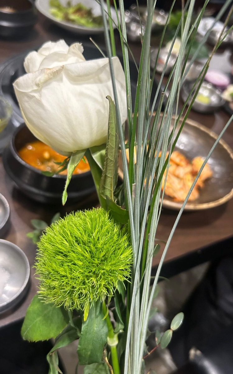 HRJFEED's tweet image. more flowers from renjun for tds3 staff! hydrangeas for the coordi team and roses for the performance/medical team 🥹🤍