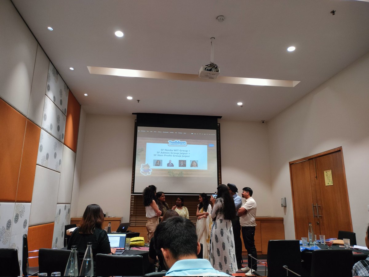 rachitchaudhry1's tweet image. #Salesforcecommunityevent ✨ 
A wonderful event organised by @SalesforceTIC along with @salesforce jaipur groups at #ibisgurgaon 

It was good to learn about @trailhead and Salesforce. Looking forward to more such events.

@NarulaSurbhi @SmitaForce @pallaviforce @yogeshsfdc