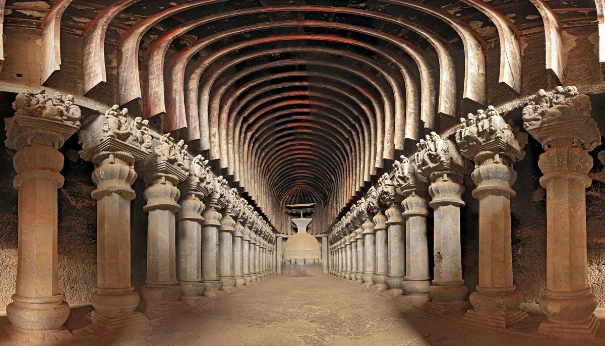 Cave temples that were created by a civilization unknown to science

One of the unidentified caves are the Kondana Caves, located about 30 km from the city of Lonavala. The group of 16 caves is believed to have been created by hand using a primitive tool, and from scratch.