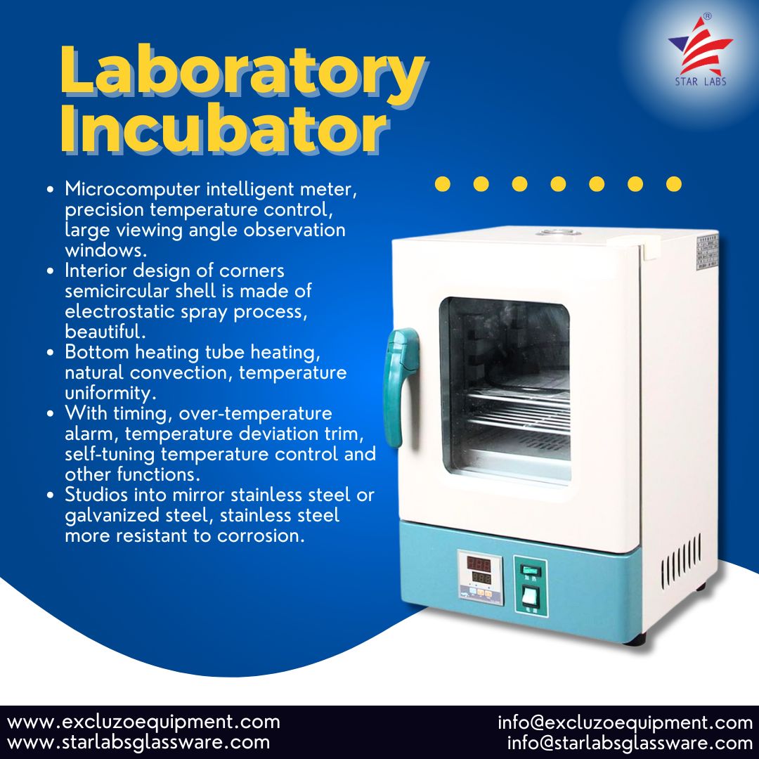 STAR LABS - Laboratory Incubator !

#laboratory #incubator #microcomputer #intelligentmeter #temperaturecontrol #incubator  #entrepreneur #losangeles  #startup #biofine #starlabsglassware #observation #excluzoequipment #tube #heating #innovation #india #startups #starlabs