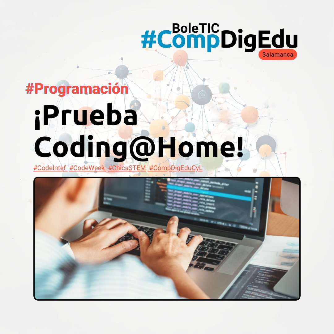CompDigEdu_SA's tweet image. ¡Descubre Coding@Home! 🚀 Colección de vídeos cortos, material DIY, rompecabezas y desafíos de programación.
¡No se necesitan conocimientos previos ni dispositivos electrónicos!
Estimula el aprendizaje desde casa y diviértete. 💻🎮
ℹ i.mtr.cool/qrbrxbxxfe
#CodingAtHome