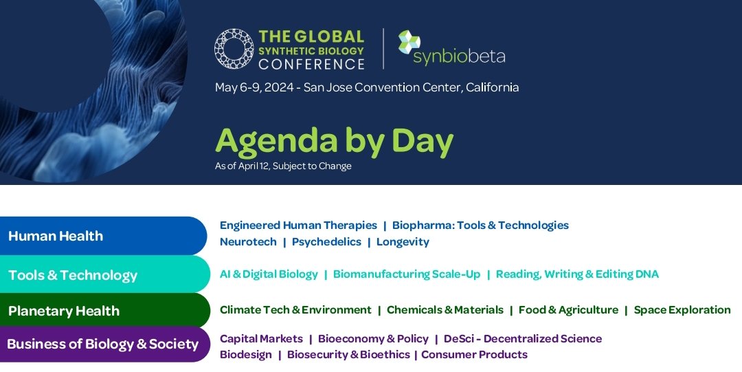 My #venuevisit ahead of #SynbioBeta2024, May 6-9. I'm grateful to the #Synbio community for supporting my attendance at the world's largest #SyntheticBiology gathering, where I'll learn about engineered health therapeutics and more.