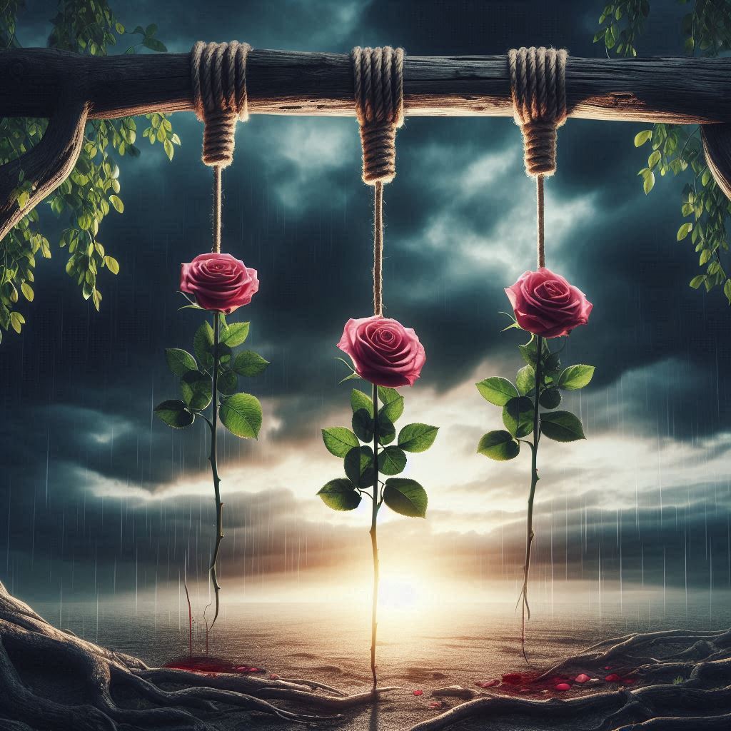 Kimisi gül dalına dileğini yazıp asarken dar ağacına 3 gelecek 3 umut 3 yiğit asıldı 
Dar ağacında 3 fidan #6Mayıs1972