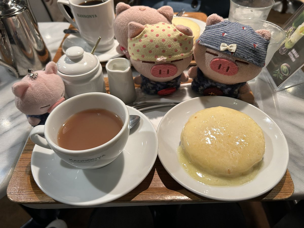 osafWikmbb5VVnK's tweet image. 【ぶたた会】
今日は関東ぶたたが遊びに来てくれたので、みぃぶぅと一緒にお出迎え🐽
プチぶたた会だよ🐽

先日のぱんてー団記念日の話とか、色々情報交換してきたんだ🐽

美味しいケーキも食べて満足だぞ🐽

最後はみんなで記念撮影だよ🐽

まるぱんまた遊びにきてね🐽

#ぶたた